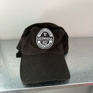 Guinness Black Adjustable Dad Hat / Baseball Cap